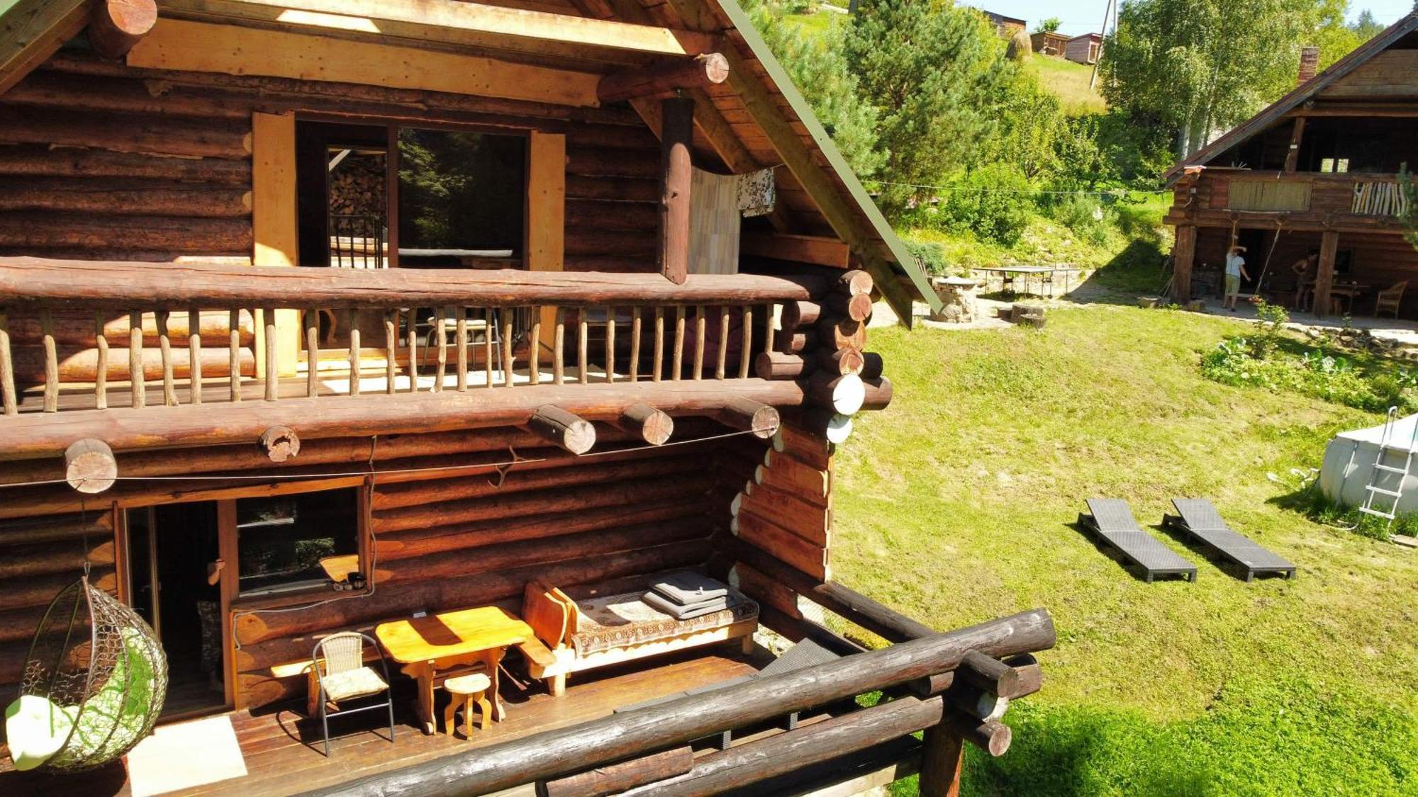 Bungalow In Mauntains With Chan Near The Forest Slavske Dış mekan fotoğraf